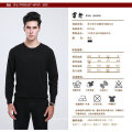 Herren Yak Wolle / Cashmere Rundhals Langarm-Pullover / Kleidung / Garment / Strickwaren